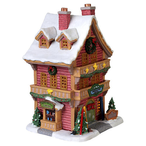 Mountain View Hotel beleuchtetes Gebäude Lemax Vail Village 21x15x12 cm - 65579 4