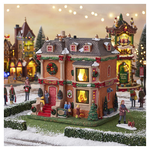 Garden Club Christmas Party edificio illuminato Lemax Caddington Village 20x19x15 cm - 65580 2