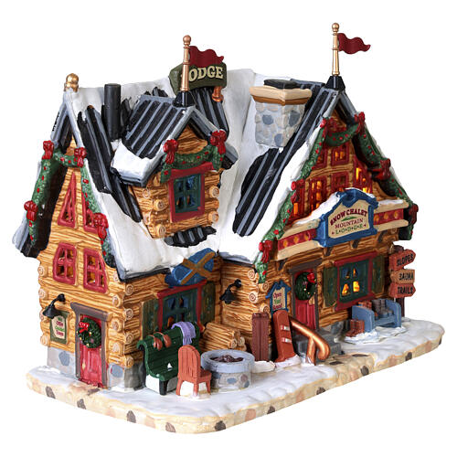 Apres-ski Lodge beleuchtetes Gebäude Lemax Vail Village 17x20x12 cm - 75201 5