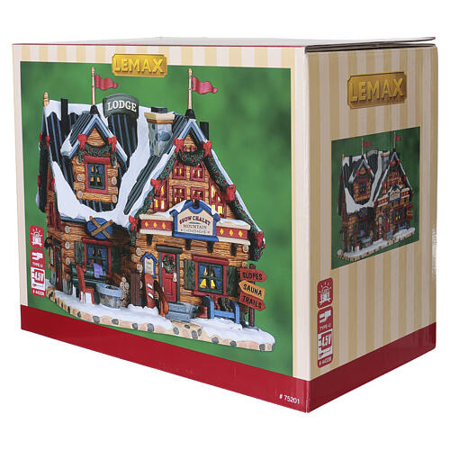 Apres-ski Lodge beleuchtetes Gebäude Lemax Vail Village 17x20x12 cm - 75201 8