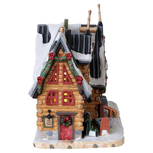 Apres-ski Lodge edificio illuminato Lemax Vail Village 17x20x12 cm - 75201 4