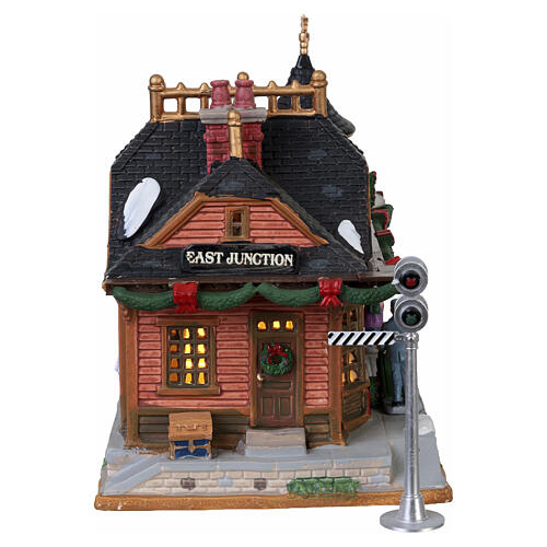 East Junction Station beleuchtetes Gebäude Lemax Caddington Village 18x23x14 cm - 75256 6
