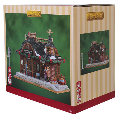 East Junction Station beleuchtetes Gebäude Lemax Caddington Village 18x23x14 cm - 75256 10