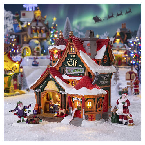 The Elf Workshop beleuchtetes Gebäude Lemax Santa's Wonderland 19x16x13 cm - 75291 2