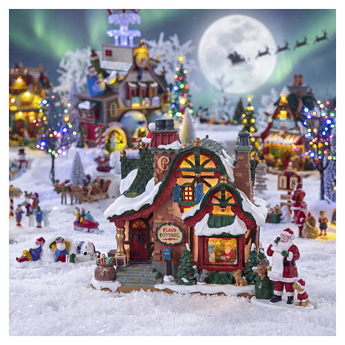 The Claus Cottage beleuchtetes Gebäude Lemax Santa's Wonderland 18x19x13 cm - 75292 2