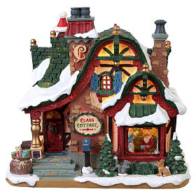 The Claus Cottage illuminated Lemax building Santa's Wonderland 18x19x13 cm - 75292