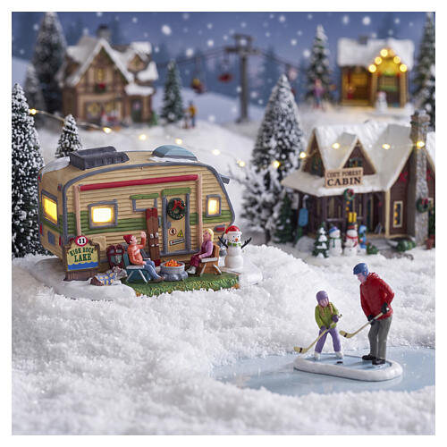 High Rock Lake Trailer beleuchtetes Gebäude Lemax Vail Village 10x18x13 cm - 85322 2