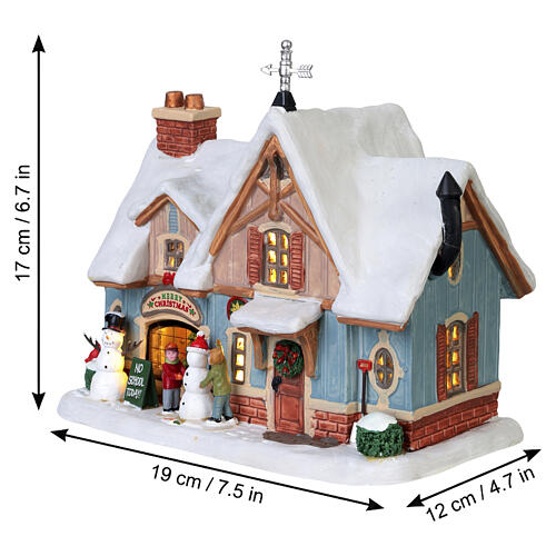 Snow Day beleuchtetes Gebäude Lemax Caddington Village 17x19x12 cm - 85356 3