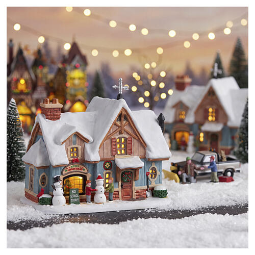 Snow Day bâtiment éclairé Lemax Caddington Village 17x19x12 cm - 85356 2