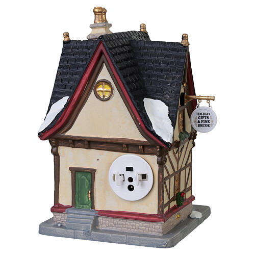 The Christmas Cubby edificio illuminato Lemax Caddington Village 20x15x13 cm - 85387 5