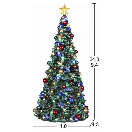 Outdoor Holiday Tree (4.5V) beleuchteter Weihnachtsbaum Lemax 24x11x11 cm - 24954 2