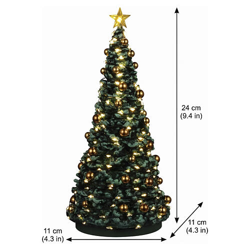 Jolly Christmas Tree (4.5V) beleuchtetes Element Lemax 24x11x11 cm - 24995 2