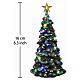 Snowy Christmas Tree Multi Light (4,5 V) beleuchteter Weihnachtsbaum Lemax 16 cm – 34102 s2