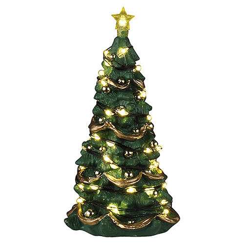 Joyful Christmas Tree Clear Light (4,5V) beleuchteter Weihnachtsbaum Lemax 12 cm - 54525 1