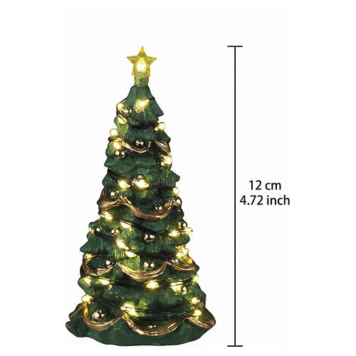 Joyful Christmas Tree Clear Light (4,5V) beleuchteter Weihnachtsbaum Lemax 12 cm - 54525 2
