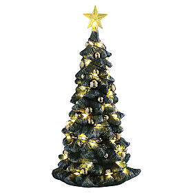 Snowy Christmas Tree Clear Light (4,5 V) beleuchteter Weihnachtsbaum Lemax 16 cm - 54526