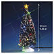 Multi Light Evergreen Tree Large (4,5 V) beleuchteter Baum Lemax 25 cm - 74263 s2