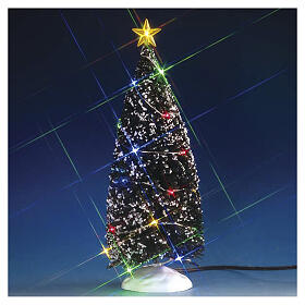 Multi Light Evergreen Tree Large (4.5V) albero illuminato Lemax 25 cm - 74263