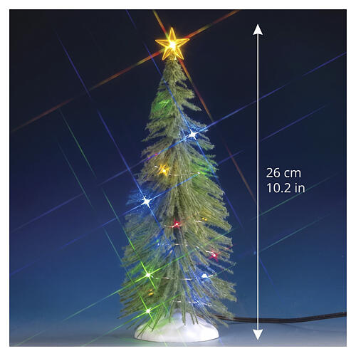 Chasing Multi Light Spruce Tree Large (4,5 V) beleuchteter Tannenbaum Lemax 26 cm - 74265 2
