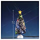 Multi Light Evergreen Tree Medium (4,5V) beleuchteter Baum mehrfarbig Lemax 18 cm - 74266 s2