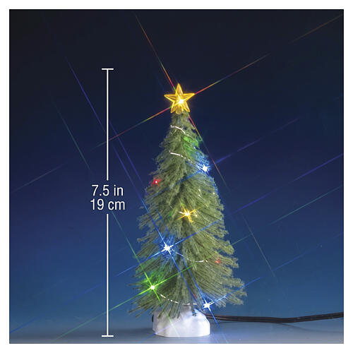 Multi Light Spruce Medium (4.5V) pinetto illuminato Lemax 19 cm - 74268 2