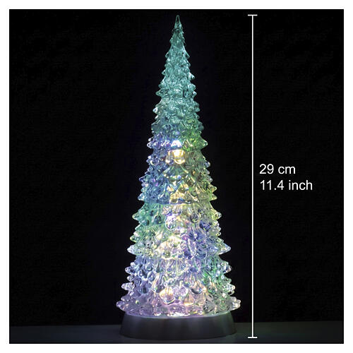 Crystal Lighted Tree 4 Color Changeable & Color Transformation XL Lemax 29 cm - 94510 2