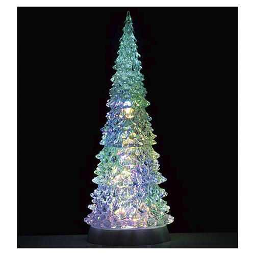 Crystal Lighted Tree, 4-Color Changeable & Color Transformation, XL Lemax 29 cm - 94510 1