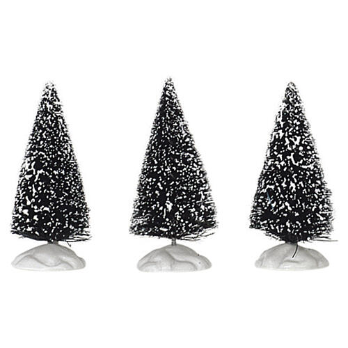 Lemax 3-Piece Mini Snowy Bristle Tree Set (6x8x3 cm) - 4763 1