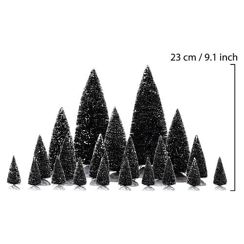 Assorted Pine Trees Set 21 schneebedeckte Bäume Lemax 23x9x9 cm - 4768 2