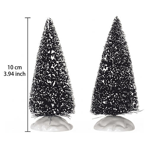 Bristle Tree Small Set 2-teilig schneebedeckte Bäume Lemax 10x8x4 cm - 14004 1