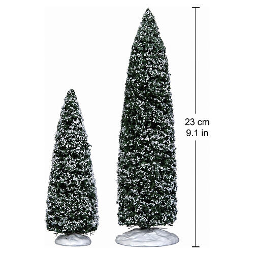 Snowy Juniper Tree Large & Medium set 2 pezzi Lemax 23 cm - 34664 2