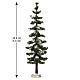 Blue Spruce Tree Large abete miniatura Lemax 21x6x6 cm - 64112 s2