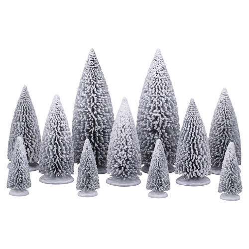 White Pine Trees 11-teiliges Set schneebedeckte Kiefern Lemax 23x32x20 cm - 64687 1