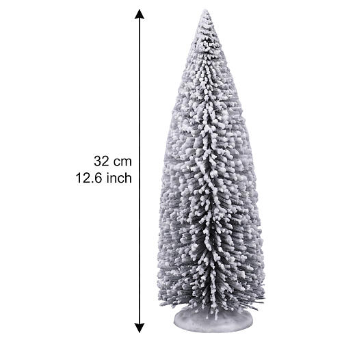 White Pine Trees set 11 pezzi pinetti innevati Lemax 23x32x20 cm - 64687 2