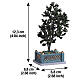 Village Tree albero nell'aiuola Lemax 12x7x7 cm - 94532 s2