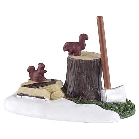 Axe and Logs - Hacha y troncos accesorio Lemax 4x5x4 cm - 4730