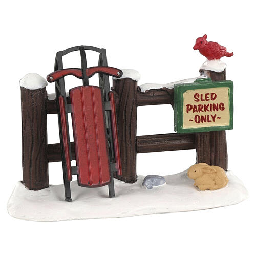 SLED Parking Only Zubehör Lemax 5,5x8x3 cm - 4740 1