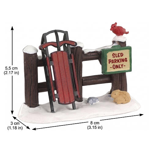 SLED Parking Only Zubehör Lemax 5,5x8x3 cm - 4740 2