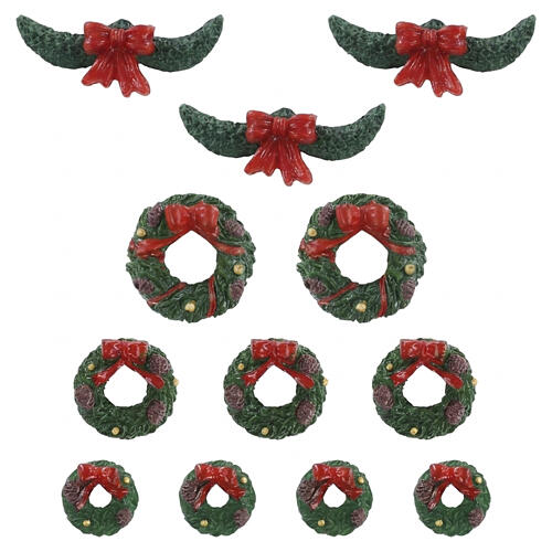 Garland And Wreaths 12-teiliges Set Lemax Zubehör 2x23x1 cm – 4802 1