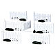 Plastic Picket Fence 7-teiliges Set Lemax Zubehör 4x41x2 cm - 14388 s1