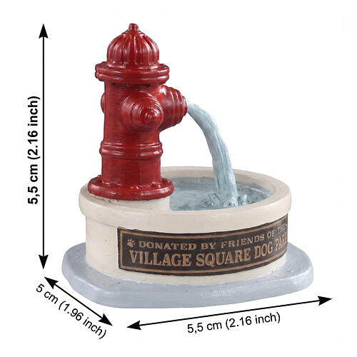 Dog Park Water Fountain Zubehör Lemax 5x6x5 cm - 14843 2