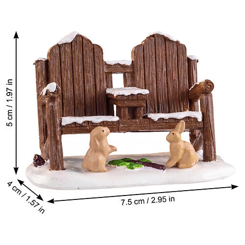 Winter Adirondack accessoire Lemax Vail Village 5x7x4 cm - 14846 2