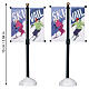 Street Pole Banner 2-teiliges Set Zubehör Lemax Vail Village 10x4x2 cm - 24496 s2