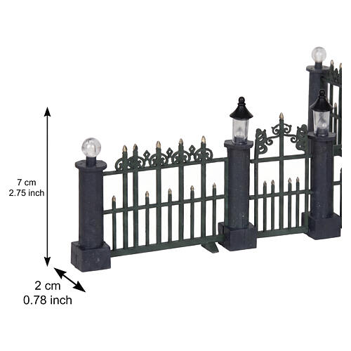 Classic Victorian Fence 7-teiliges Zaun-Set Lemax 7 cm - 24534 2