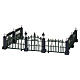 Classic Victorian Fence 7-teiliges Zaun-Set Lemax 7 cm - 24534 s1
