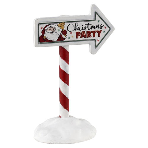 Christmas Party Sign Lemax Zubehör 7x4x3 cm – 34093 1