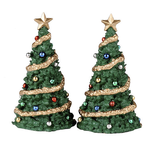 Classic Christmas Tree 2er-Set Zubehör Lemax 6 cm - 34100 1