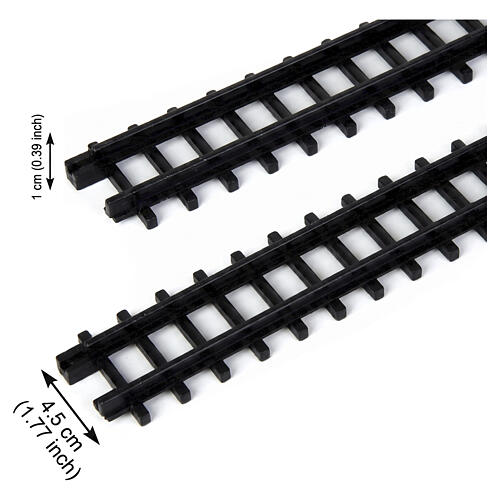 Straight Track For Christmas Express 2er-Set Zubehör Lemax 50 cm - 34685 2