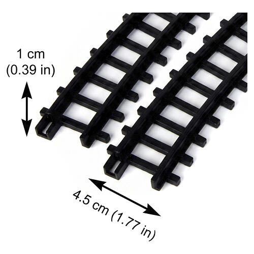 Curved Track For Christmas Express 2er-Set Zubehör Lemax 53 cm - 34686 2