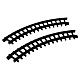 Curved Track For Christmas Express 2er-Set Zubehör Lemax 53 cm - 34686 s1
